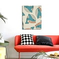 thumbnail image 4 of Sikiie Cute colorful whale Print Canvas Decorative Hanging Painting, Anti-shrinkage Hanging Frame, Suitable for Home, Office Wall Decorations, 4 of 6