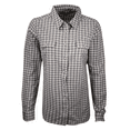 thumbnail image 2 of Harley-Davidson Women's Grey Blue Plaid L/S Woven Shirt, 2 of 8