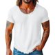 thumbnail image 1 of M Y M Camisa sin Mangas Color Sólido Clásico Ropa Deportiva Casual para Cualquier Temporada Camisas de Lino de los Hombres, 1 of 7