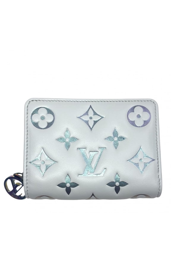 Pre-Owned Louis Vuitton Women's Bi-fold Wallet, Monogram Embossed, Portefeuille Lou Compact...