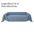 thumbnail image 5 of 70.9 Inch Chenille Sofa Cover for Dogs Cats Tassel Edge Couch Cover Furniture Protectors for Pets Universal Couch Cover Thick Durable Sectional Couch Covers for 3 Cushion Couch, 5 of 8