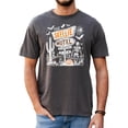 thumbnail image 2 of The Skellie Motel Halloween Shirt for Men & Women Unisex Spooky Skeleton Graphic Tee Pepper Shirt Adult Medium, 2 of 4