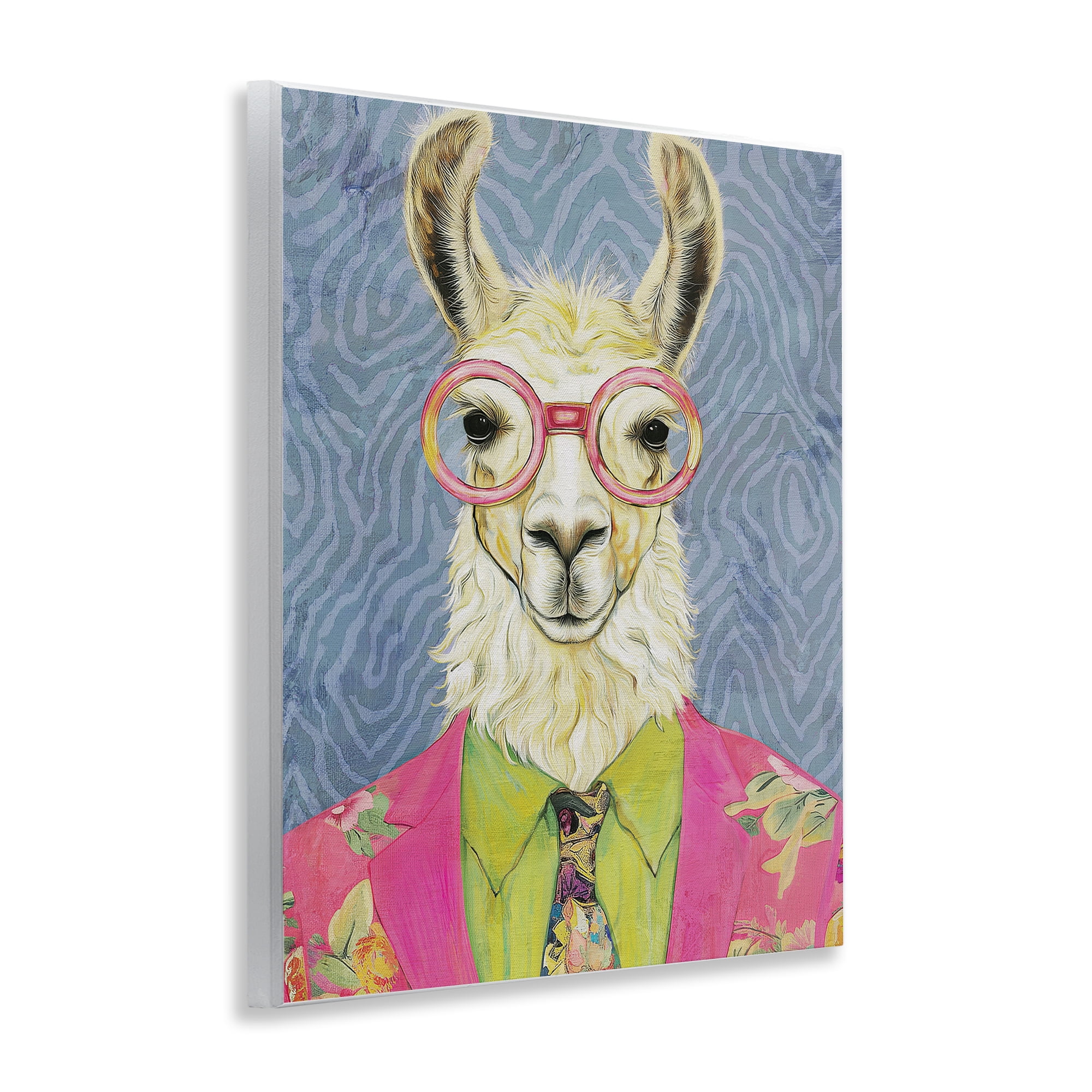 Stupell Industries Bright Gaze Llama Wall Plaque Art, design by Svetlana Aleynikova
