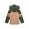 thumbnail image 2 of Wonder Nation Toddler Boys Hooded Tee with Long Sleeves, Sizes 12M-5T, 2 of 3