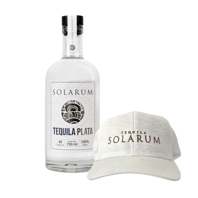 Tequila Solarum Blanco 750ml + Gorra Solarum