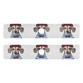 thumbnail image 7 of Yayeee Faucet Mat for Kitchen Sink 30" Diatomite Long Splash Guard Pad, Gray Cute Dog Artist, 2 Pack, 7 of 7