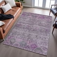 thumbnail image 6 of Addison Rugs Mayfield Premium Machine Washable Transitional Global Purple Rectangle Rug, 8' x 10', 6 of 6