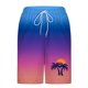 thumbnail image 2 of Pantalones Cortos Casuales para Hombre Imprimir con Bolsillos Pantalones de Playa de Cintura Elástica, Pantalones Cortos de Cintura Elástica para Hombre, 2 of 5