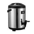 thumbnail image 3 of FLROHA 42-Cup Coffee Urn and Hot Beverage Dispenser with Double Dripless Faucet, Quick-Brewing, Stainless Steel-WITH THERMOMETER, 3 of 9