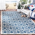 thumbnail image 2 of SAFAVIEH Courtyard Thurstan Geometric Indoor/Outdoor Area Rug, Navy/Beige, 8' x 11', 2 of 7