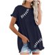 thumbnail image 1 of Camiseta de manga corta estampada casual para mujer OAVQHLG3B Store  lin121212, 1 of 5