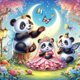thumbnail image 1 of 5D DIY Taladro Tres Pandas Kit Del 30x30cm, 1 of 9