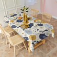 thumbnail image 3 of Pioneer Flower Floral Print Pattern Rectangle Tablecloth 60"x102", Waterproof Polyester Table Cloth, Wipeable Spillproof for Dining Camping Indoor Outdoor, 3 of 6
