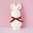 thumbnail image 6 of Lksixu Microfiber Rabbit Towel, Cute Bunny Shape Hand Towels Super Absorbent Skin-Friendly Face Towels Cotton Rabbit Plush Doll Easter Baby Towel Wedding Decor Gifts for Friends Family, 6 of 6