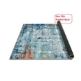 thumbnail image 5 of HR Abstract Area Rug - Non-Slip Rubber Backing, Polyester, Flat Turquoise, Red,Multi-Color - Add Modern Elegance to Your Space with a Stunning Printed Design, 5 of 6