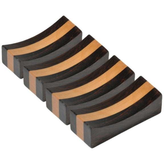 YUNLIGHTS Chopstick Racks Table Decorations Multi Wood 4Pcs