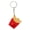 French Fries, variant on Creative stress-relieving keychain, finger bubble key ring, backpack charm