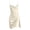 Khaki, variant on Women's Silky Satin Nightgowns BWASD Casual Adjustable Straps Side Split Elegant Chemise Nightgown Pajamas Soft Comfy Fit Solid Color Sleepwear Home Lounge Dress for Ladies Orange,L
