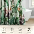 thumbnail image 3 of 4 Pcs Bathroom Sets with Shower Curtain and Rugs, Tractor Car Construction Sunset, Bathroom Decor Truck Industrial Wheels Side Shower Curtain Sets for Bathroom Decor, 3 of 4