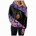 thumbnail image 3 of Godom Pumpkin Hooded for Women Fall Y2K Hoodies Halloween Pumpkin Face Graphic Winter Sweatshirt Long Sleeve Pullover, 3 of 6
