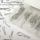 thumbnail image 4 of Kenally 100PCS Heavey Duty Zinc Plated Hair Pin Cotter R Clip Pin Hitch Tractor Lawn Mpver y caja de almacenamiento Type2 NO2, 4 of 6