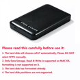 thumbnail image 4 of Usb 3.0 2Tb 1Tb 500Gb Disco Duro Externo Hdd 2.5 '' Ajuste Para Pc Laptop Portable Noticed EL013253-00, 4 of 5