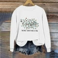 thumbnail image 5 of Elvqul Womens Sweatshirts Christmas Shirts Crewneck Casual Printed Sweatshirts for Women Trendy, 5 of 6