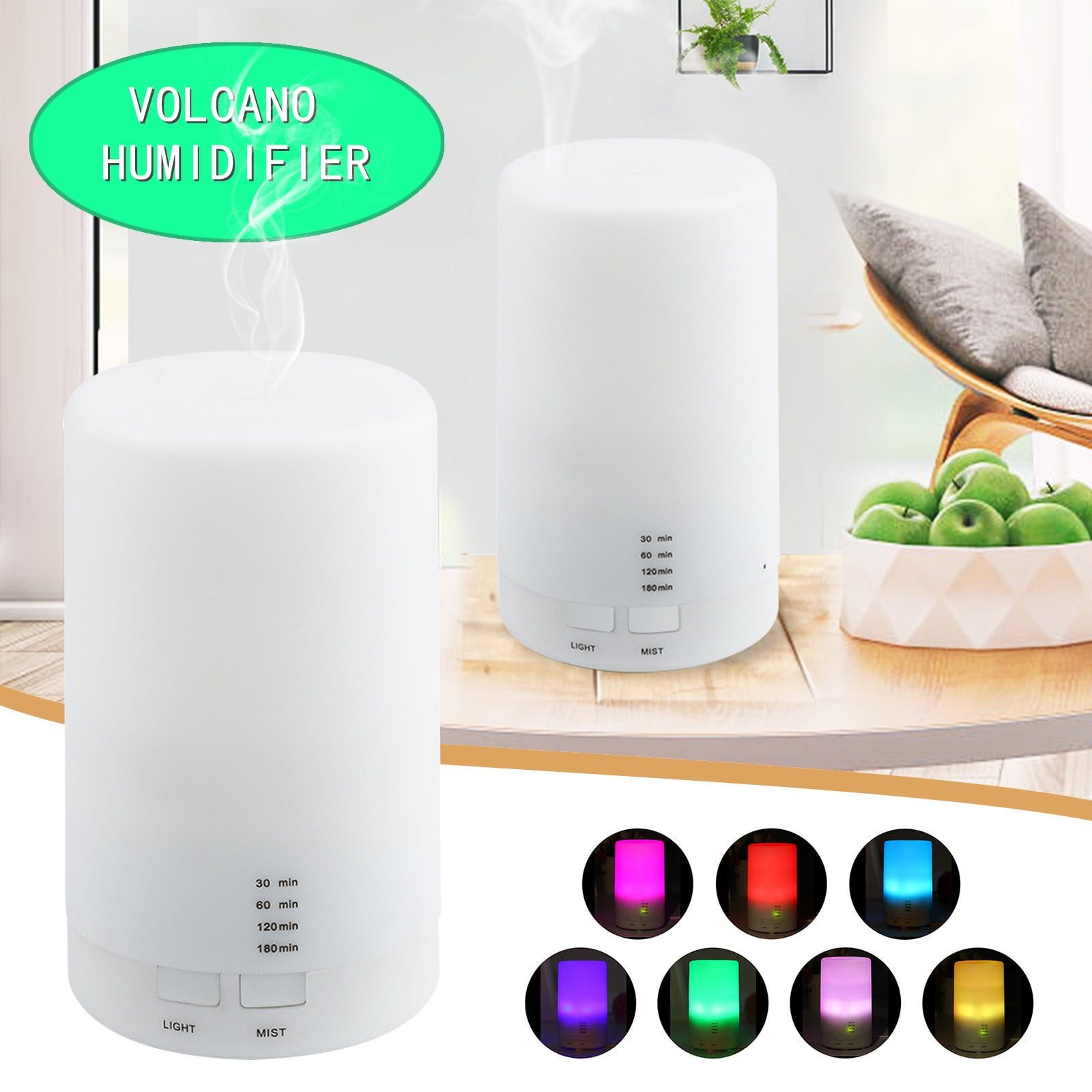 Humidifier Diffuser Car Essential Oil Aromatherapy Ultrasonic Aroma Led Purifier 