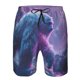 thumbnail image 3 of Balery Mystical White gorilla Jungle Traje de Baño Estilo Hawaiano para Hombre, Shorts de Secado Rápido con Bolsillos-XX-Large, 3 of 6