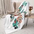 thumbnail image 3 of Sikiie Guomei doctor Print Cozy Flannel Fleece Throw Blanket: Lightweight & Thick for All Seasons - Perfect for Women, Men, & Kids-40"x30", 3 of 6