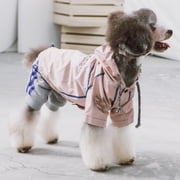 Touchdog Cloudburst Reversible Fashion Waterproof Dog Raincoat
