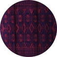 thumbnail image 1 of Ahgly Company Indoor Round Persian Purple Traditional Area Rugs, 3' Round, 1 of 4