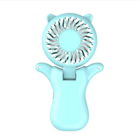 

Yyeselk Portable Neck&Held Fan Mini Hanging Neck Fan with Adjustable Lanyard and Bracket USB Rechargeable Hands Free 3 Wind Speed Personal Fan for Indoor Outdoor