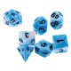 thumbnail image 1 of 7/juego poliédricos acrílicos D20 D12 D10 D8 D6 D4 D3 para suministro de juegos Zulema Juegos de mesa de dados poliédricos, 1 of 6