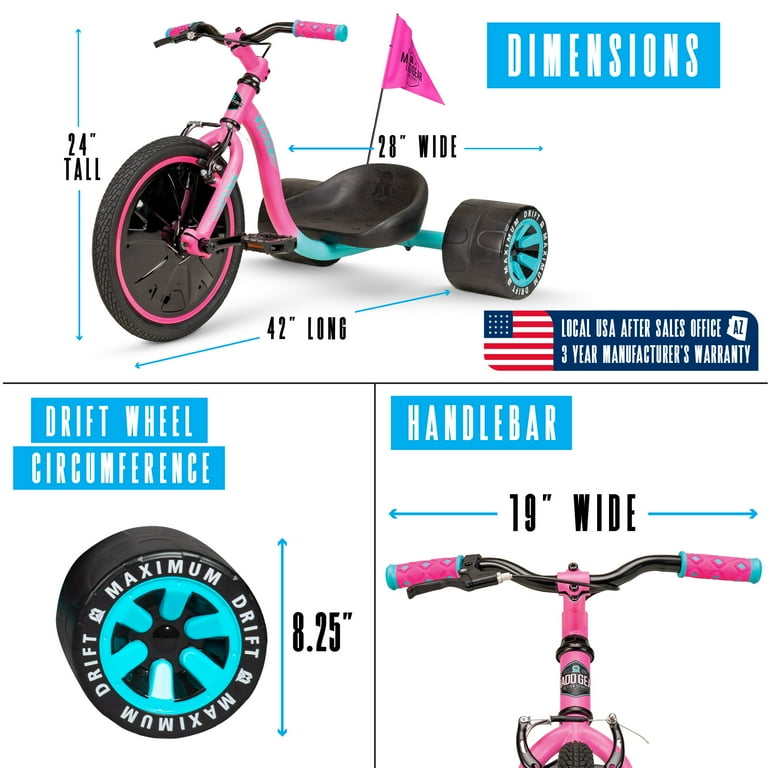 ち*こ様 ドリフトトライク Madd Gear Drift Trike Madd Gear Drift Trike Green Black | Ultimate Drifting Ride