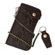 thumbnail image 4 of Cartera de cuero para hombre Qarigey Vintage con cadena, 4 of 6