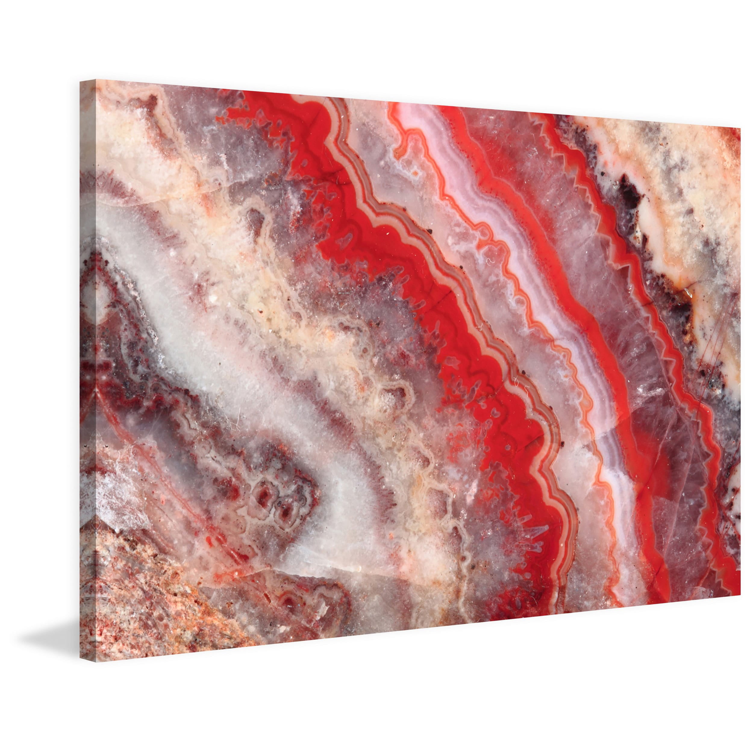 Marmont Hill "Red Rhodochrosite" Painting Print on Wrapped Canvas