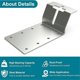 thumbnail image 4 of 4 PCS T Post Bracket, Birdhouse/Mailbox Mounting Bracket, 4 of 5