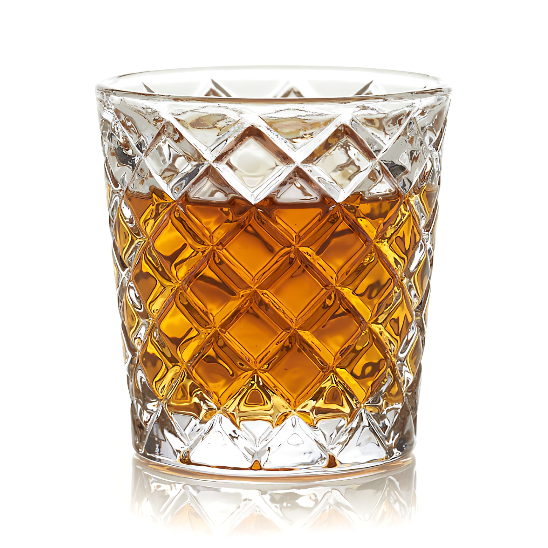 (3 pack) Better Homes & Gardens Clear Diamond-Cut Glass Shot Glass, 6 Pack