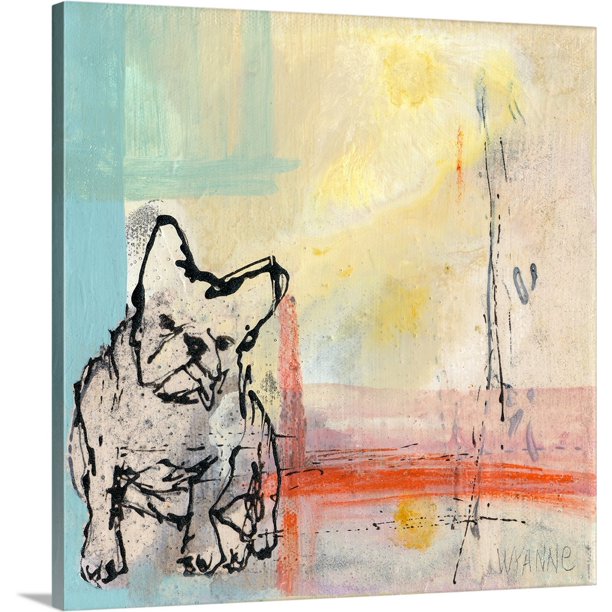 Great BIG Canvas "French Bulldog" Canvas Wall Art