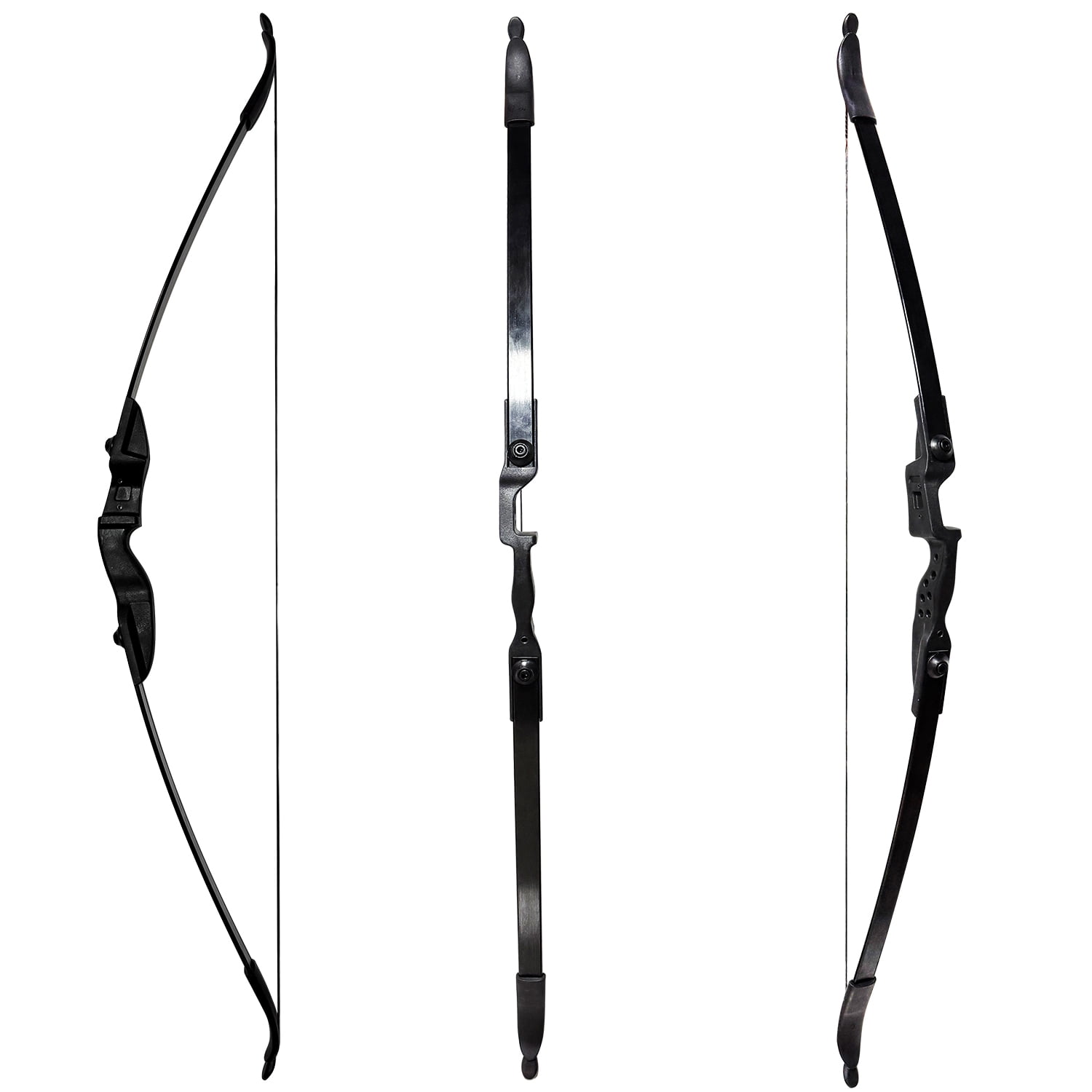 Clianle 40LB Hunting Shooting Right-handed Recurve Bow, Equipped with 6 Mixed Carbon Arrows and Other Shooting Accessories, Suitable As A Backyard Game Gift for Adults, Beginners or Teenagers