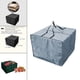 thumbnail image 3 of Cojín Bolsa de Almacenamiento Bolsa de Protección Cuadrada con Cremallera Plegable Bolsa de Almacenamiento Grande para Decoraciones Navideñas Patio Mu gris Sunnimix Cubierta de almacenamiento, 3 of 8