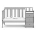 thumbnail image 4 of Storkcraft Portofino 5-in-1 Convertible Baby Crib and Changer, Pebble Gray, 4 of 16