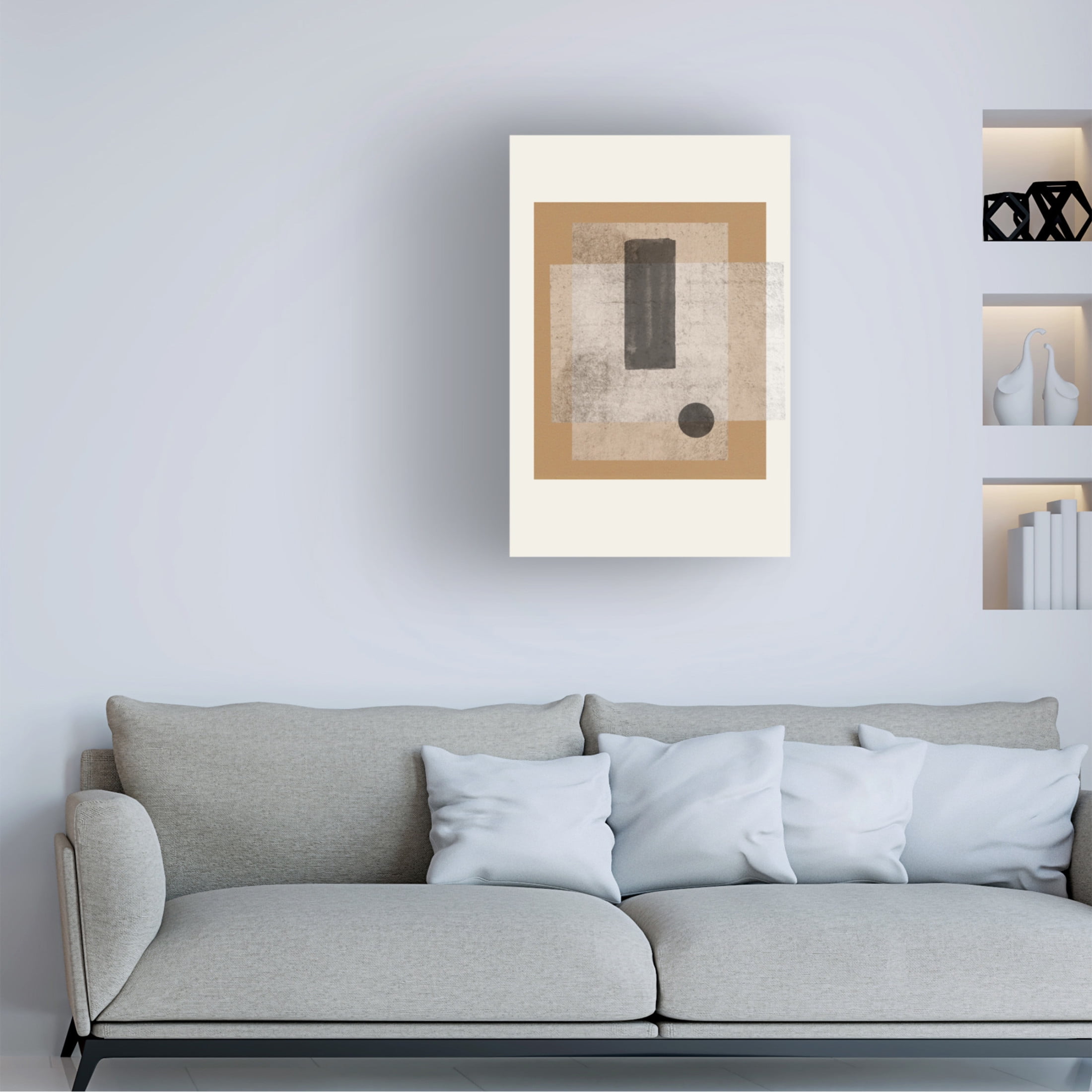 Trademark Fine Art THE MIUUS STUDIO Composition III Canvas Wall Art