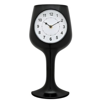 Simone Animated Cat Clock - Black - Walmart.com
