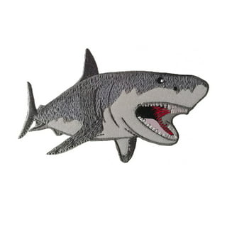 Shark Embroidered Patches
