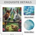thumbnail image 3 of Diamond Art Kits for Adults - Cartoon Donkey Duck Print No.56 5D Frameless Dimond Painting Kit for Adults Beginner, Round Diamond Kits for Home Wall Decor, Gift for Women, 3 of 7