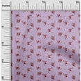 thumbnail image 1 of oneOone Organic Cotton Poplin Twill Fabric Leaves & Flower Floral Decor Fabric Printed BTY 42 Inch Wide, 1 of 4