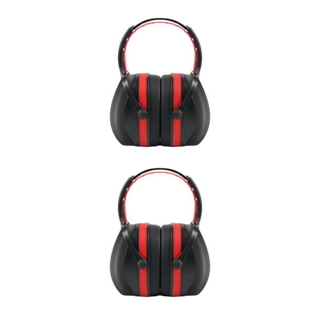 Transemion Cache-Oreilles Légers à Réduction de Bruit pour Dormir Portables et Haute Performance Rouge Épaisseur 4 mm 2 Ensembles