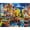 YBB-039, variant on Landscape and architecture digital oil painting set: Hand-painted flowers on canvas for houses, streets, and home decoration, 40*50cm, without frame.,YBB-036